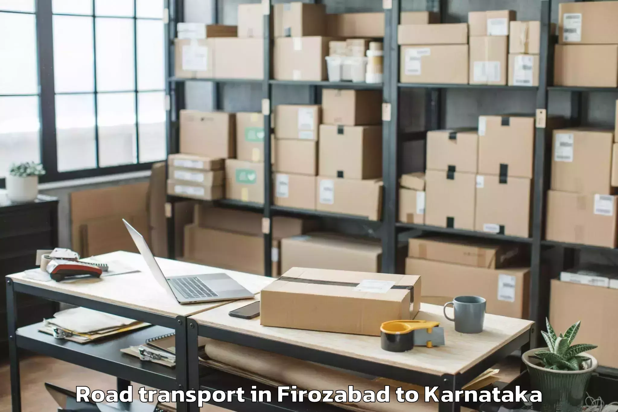 Efficient Firozabad to Tiptur Road Transport